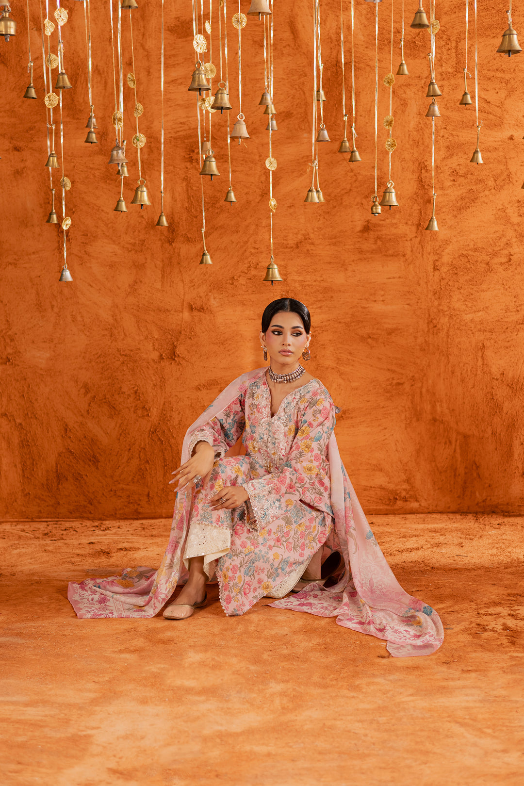 Gul 3Pc - Printed Lawn Dress