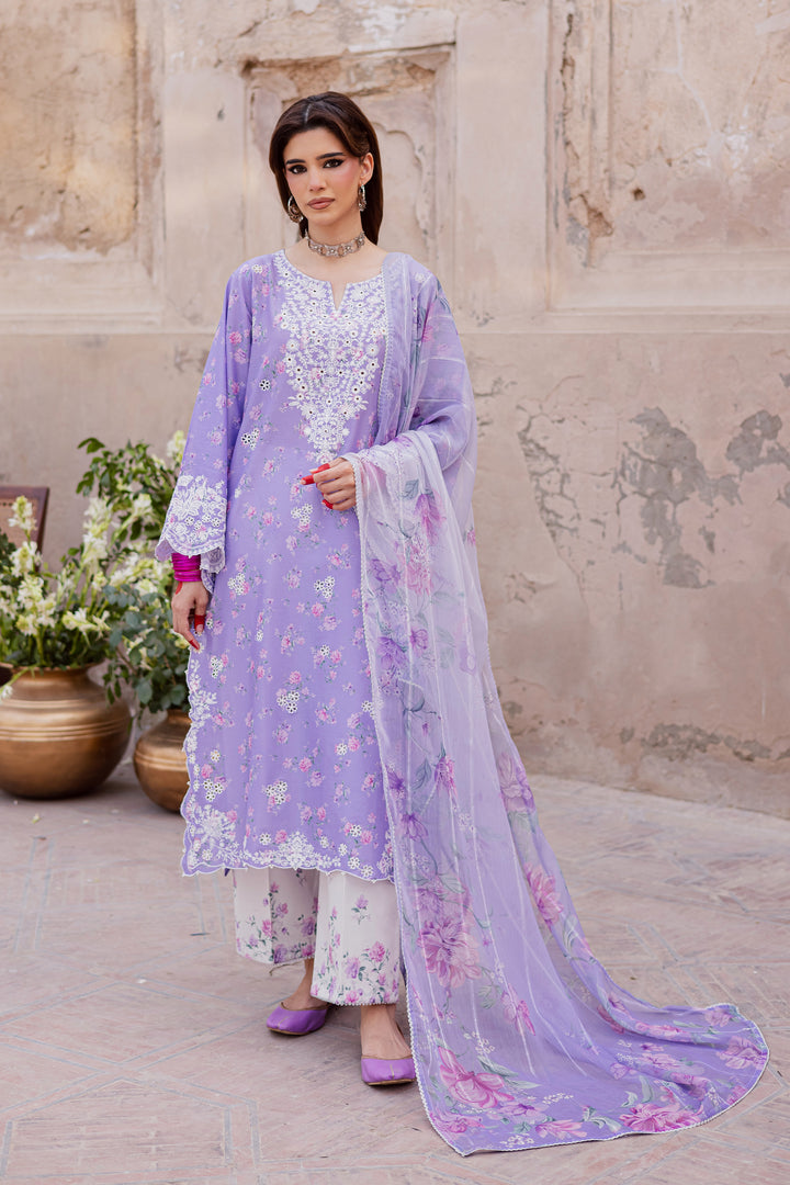 Lilac Luna 3Pc - Festive Eid Prints