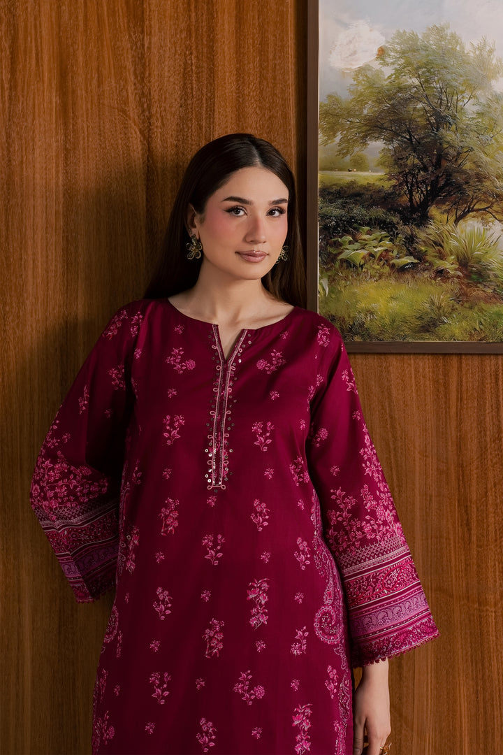 Pink Moana 2Pc - Printed Lawn Dress