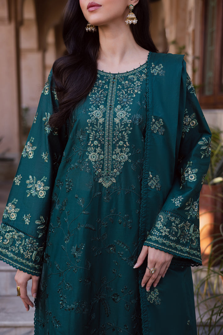 Darosham 3Pc - Festive Embroidered Lawn