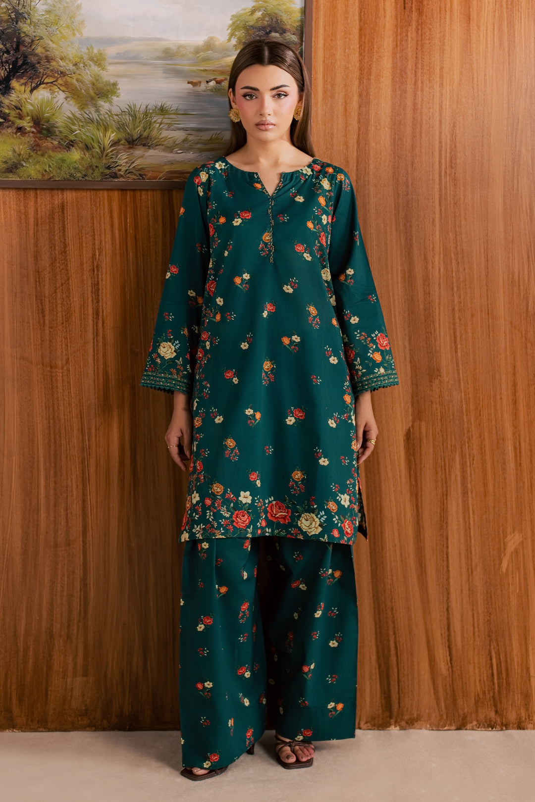 Chace 2Pc - Printed Lawn Dress