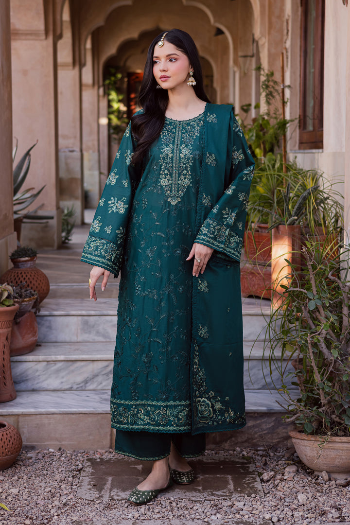 Darosham 3Pc - Festive Embroidered Lawn