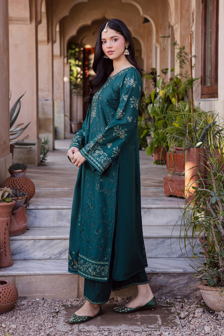 Darosham 3Pc - Festive Embroidered Lawn