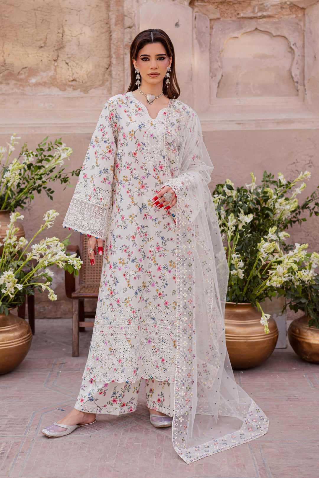 Wisteria 3Pc - Festive Eid Prints