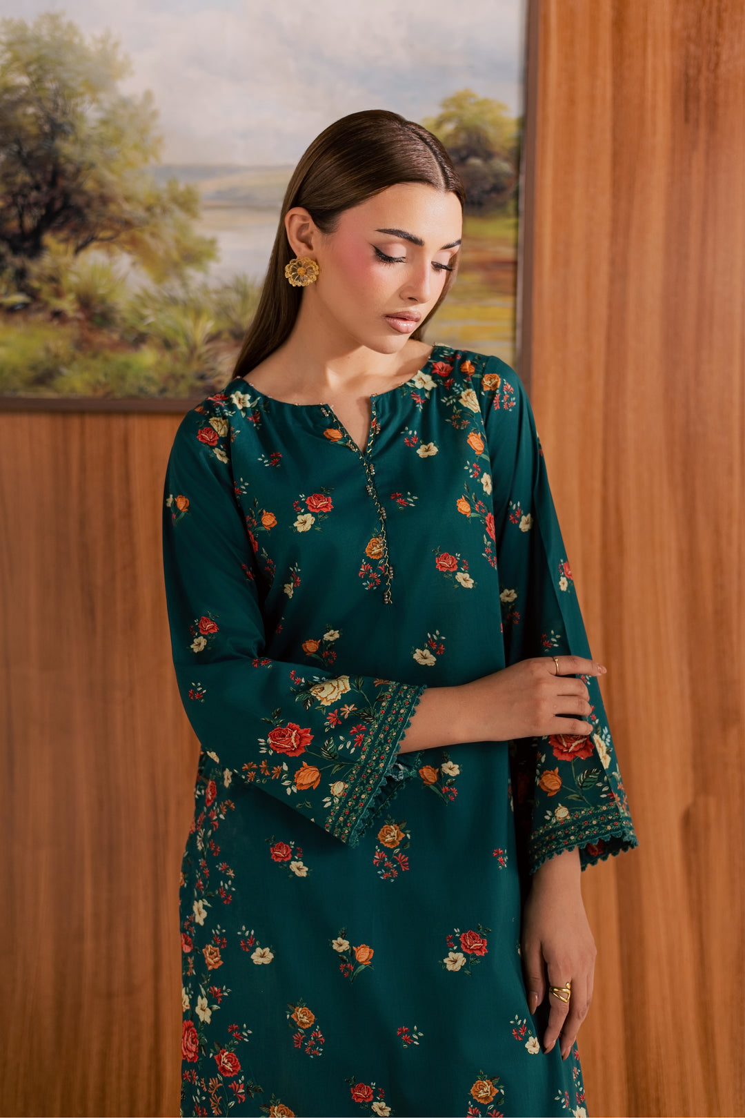 Chace 2Pc - Printed Lawn Dress