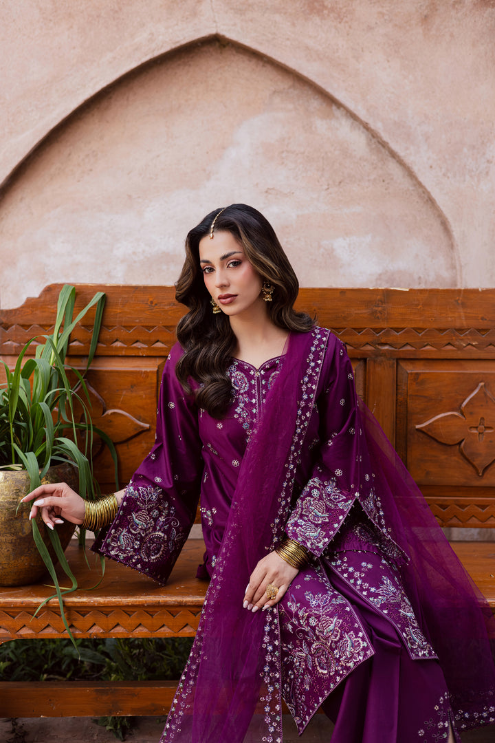 Balter 3Pc - Festive Embroidered Lawn