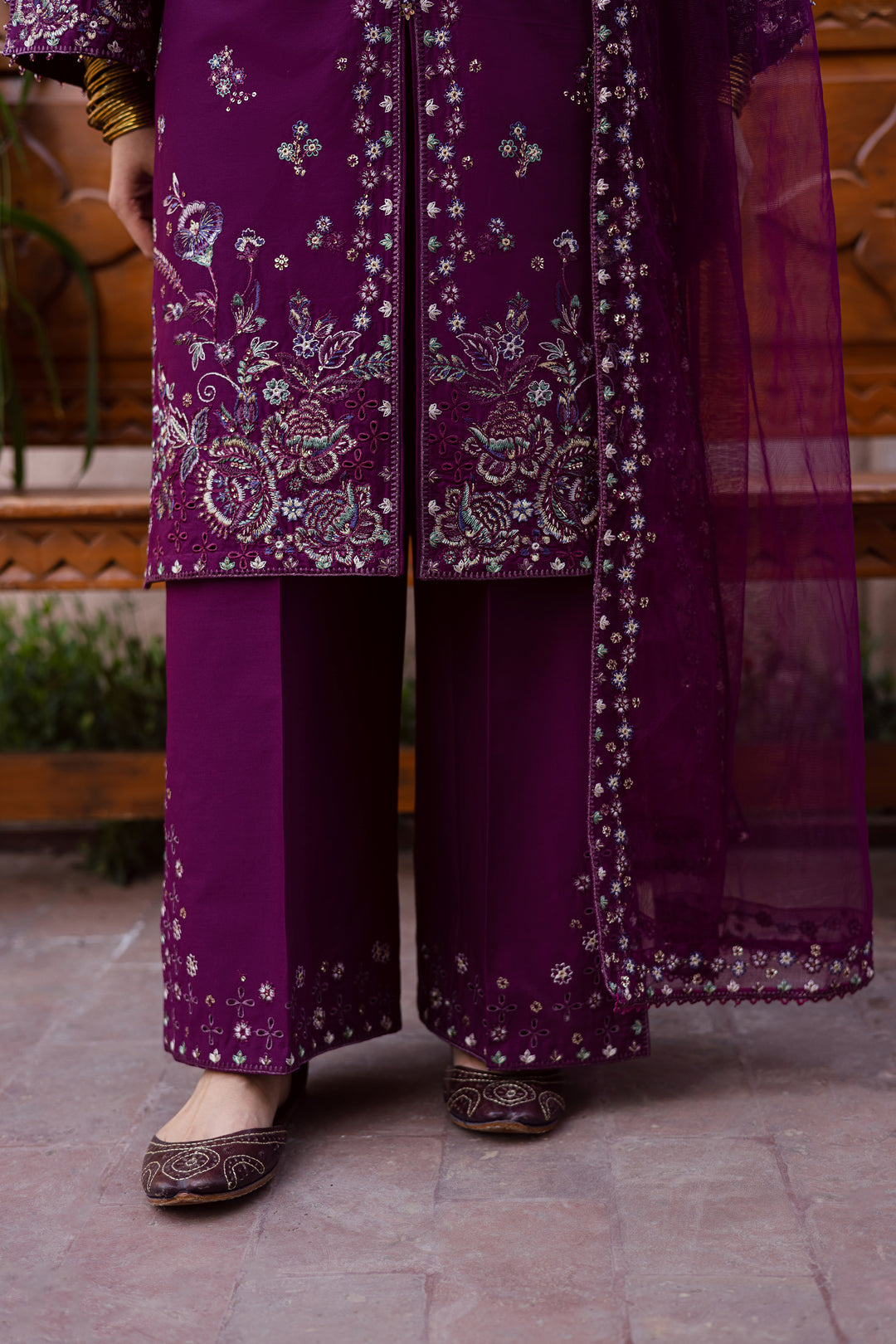 Balter 3Pc - Festive Embroidered Lawn