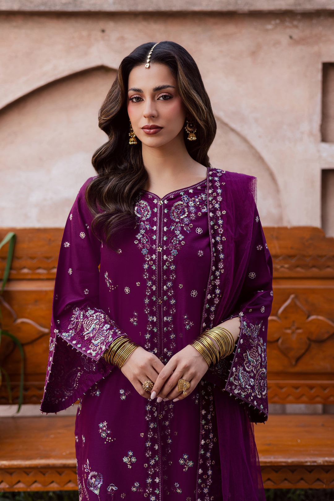 Balter 3Pc - Festive Embroidered Lawn