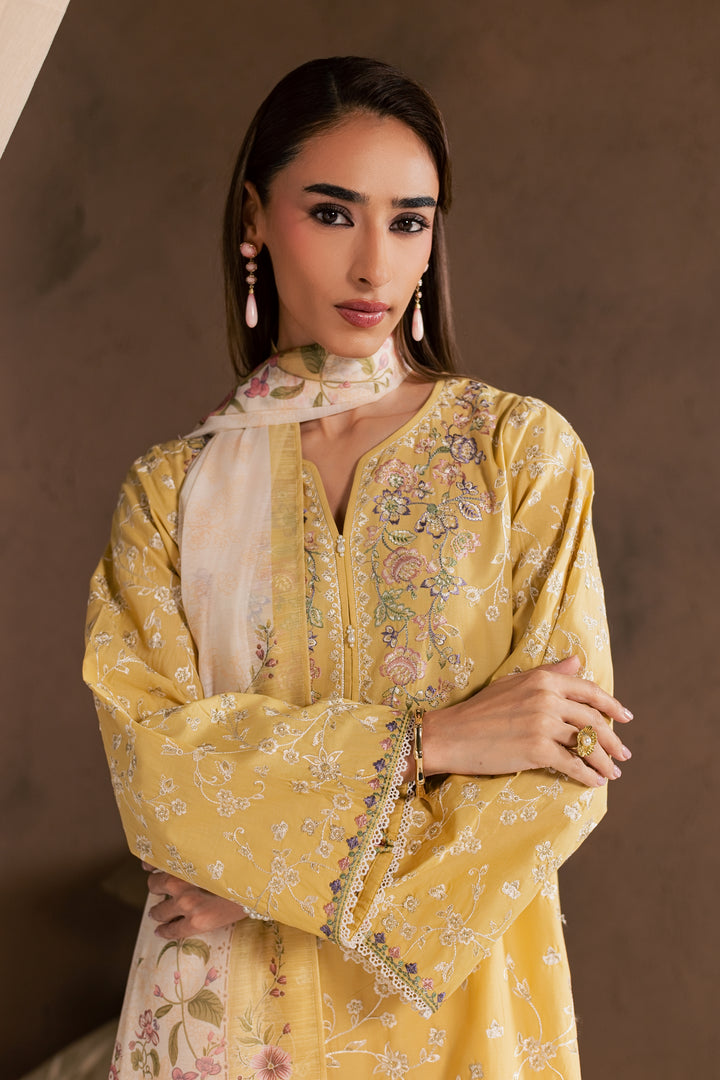 Sunlit Garden 3Pc - Embroidered Cambric Pret