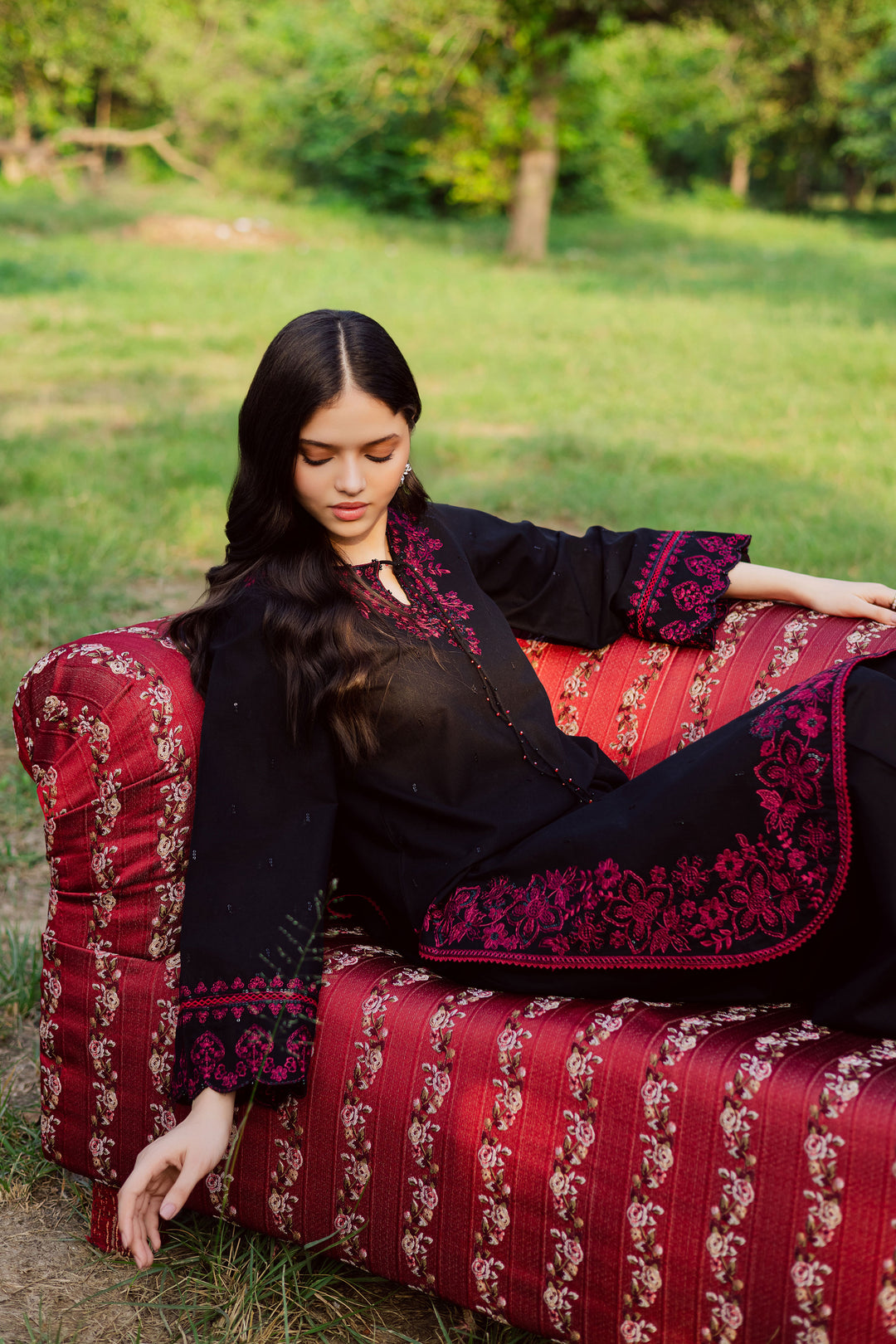 Zarish 2Pc - Embroidered Khaddar Dress