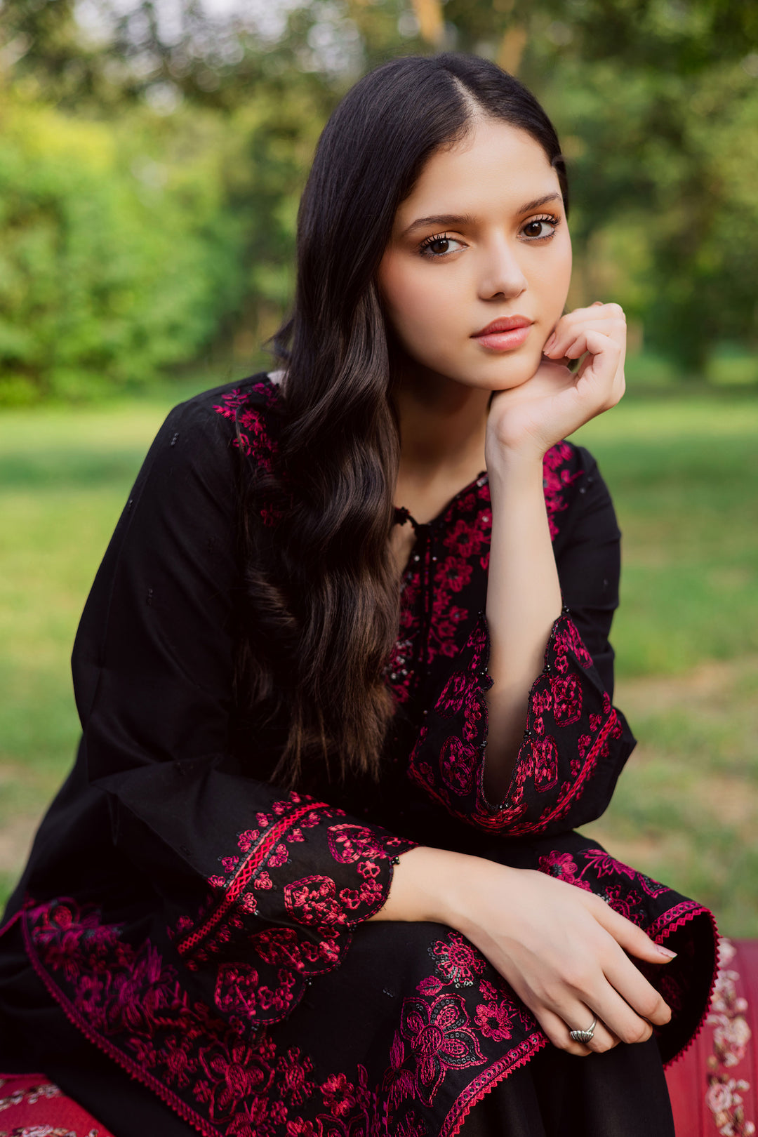 Zarish 2Pc - Embroidered Khaddar Dress