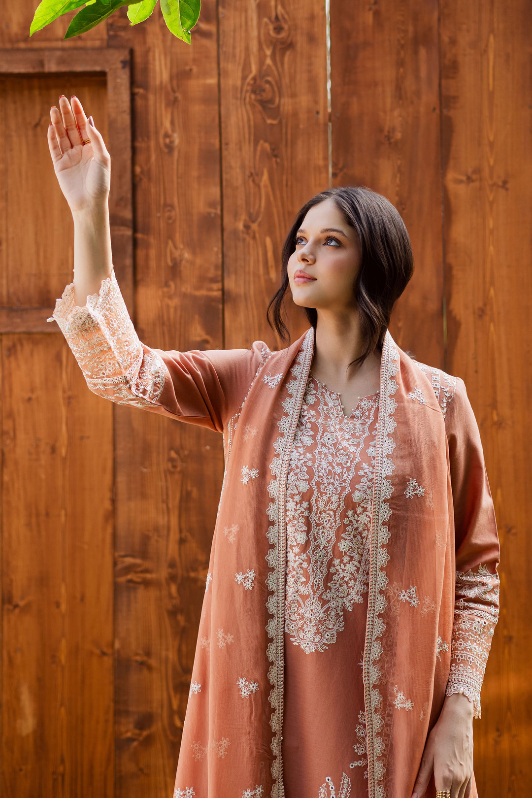Zurah 3Pc - Embroidered Khaddar Dress