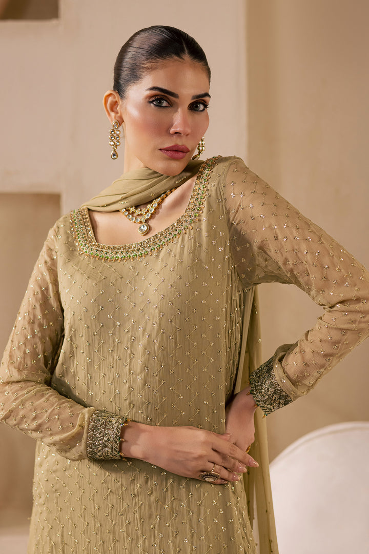 Zuleya 3Pc - Embroidered Luxe Pret